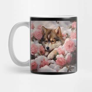 Finnish Lapphund And Roses Mug